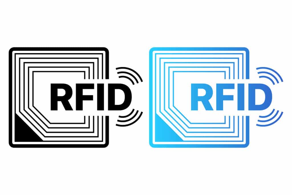 an image of RFID labele used in RFID management solutions