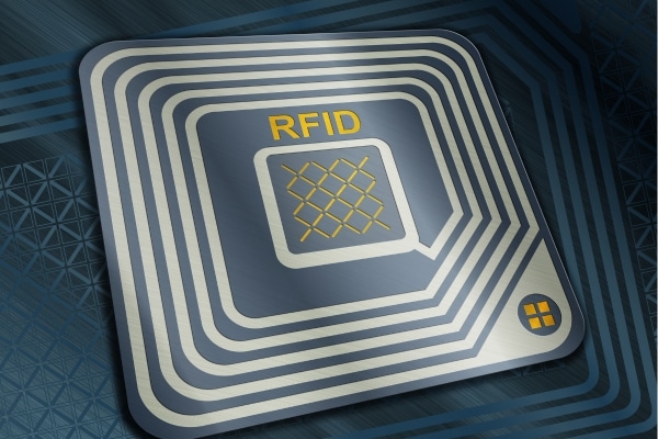 an RFID module part